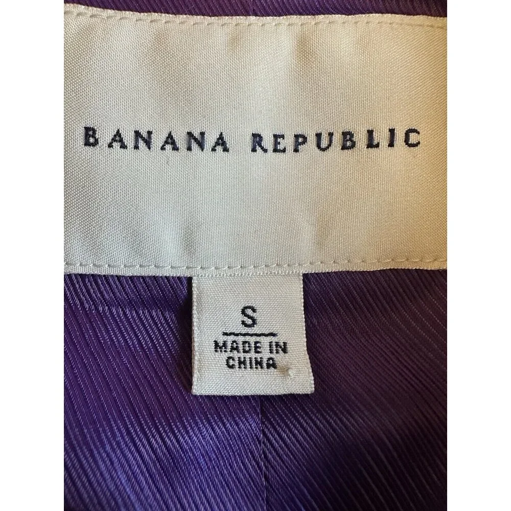 BANANA REPUBLIC Womens‎ Small Pink Double Breasted WOOL Blend Pea Coat Jacket - Picture 5 of 11